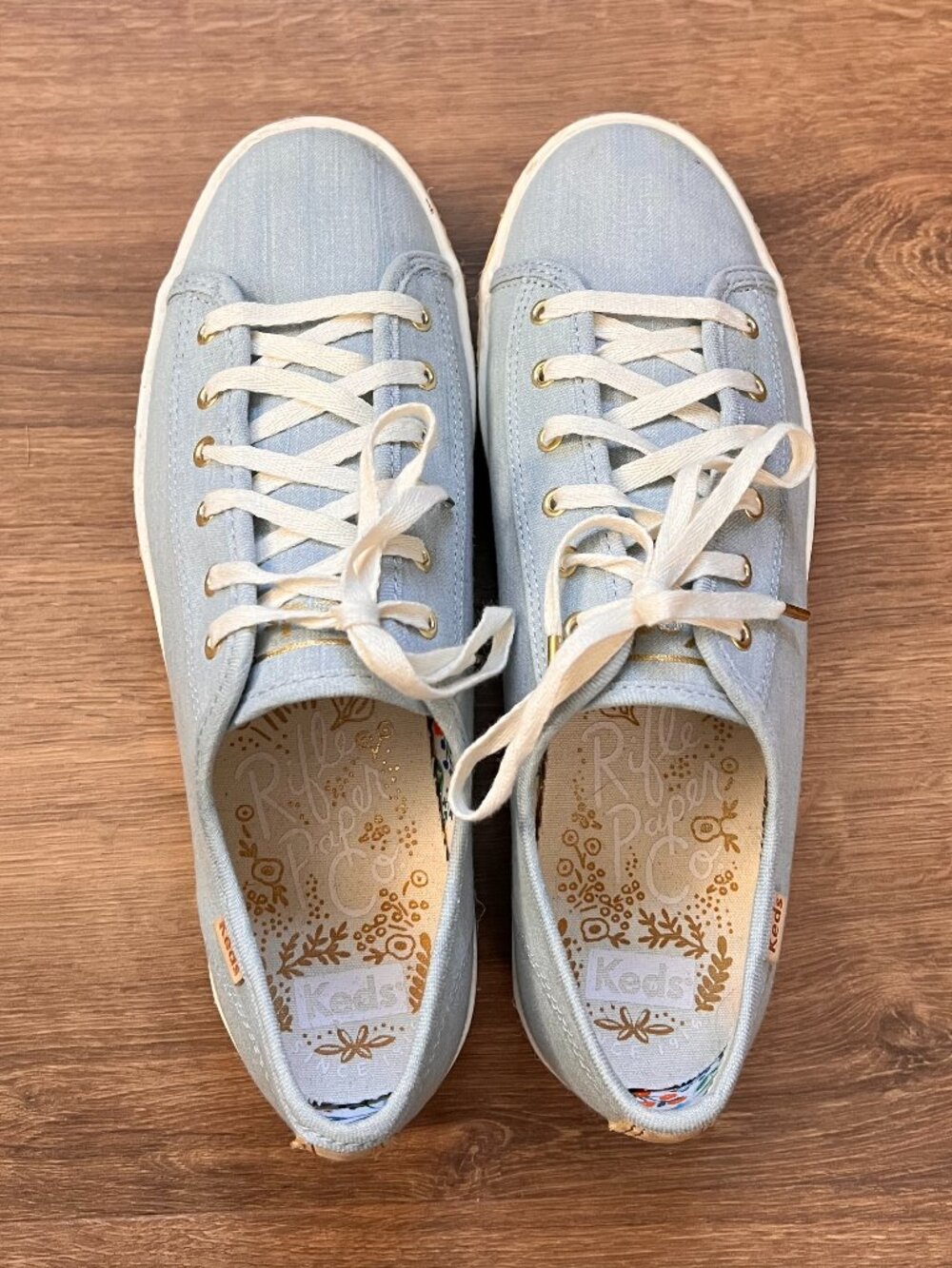 Rifle Paper Co. x Keds Floral Platform Rosalie Sneaker Sz 8 - Picture 7 of 10